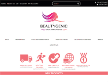 Tablet Screenshot of beautygenic.com